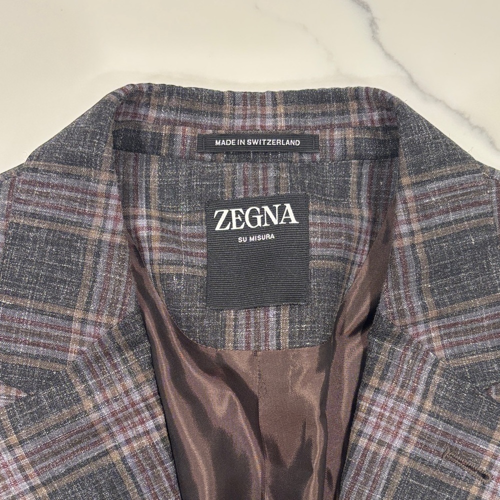 Recent Zegna Wool Linen Blend Blazer - Size 40R US / 50 IT